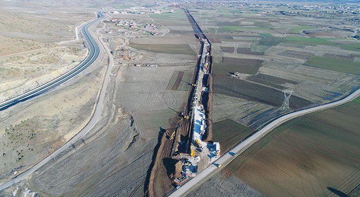 FOT. 1. Wiercenie Direct Pipe nr 1 – rurociąg ułożony w jednym, 600-metrowym odcinku