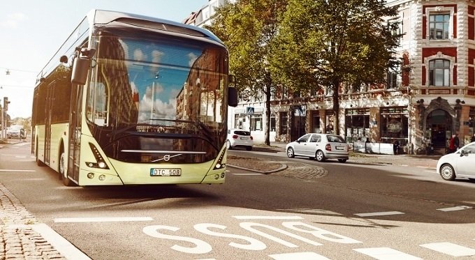 Elektryczny autobus Volvo 7900 Electric. Źródło: UM Wrocław/inwestor