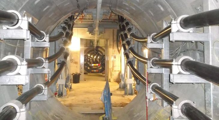 Wnętrze londyńskiego tunelu energetycznego. Fot. London Power Tunnels, National Grid