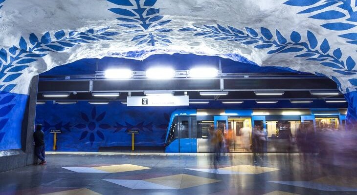 Metro w Sztokholmie. Fot. Andrew V Marcus  / Shutterstock