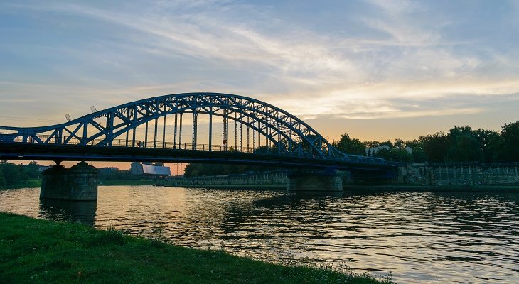 Most Józefa Piłsudskiego w Krakowie. Fot. CoinUp / Shutterstock