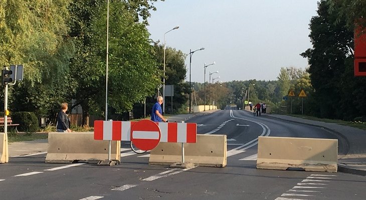 Most we Wronkach został zamknięty w sierpniu. Fot. Facebook.com/BurmistrzWronek