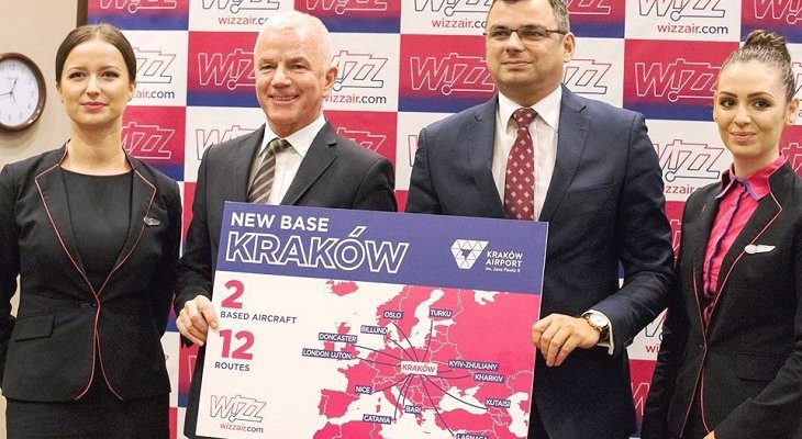 Wizz Air – loty z Krakowa. Fot. Facebook.com/KrakowAirport