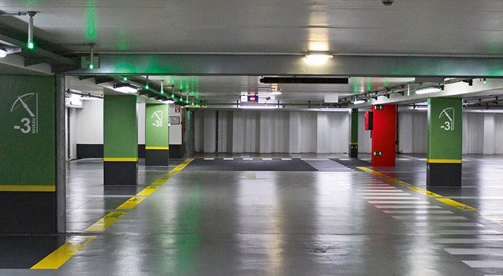 FOT. 1. Wnętrze kondygnacji gotowego parkingu