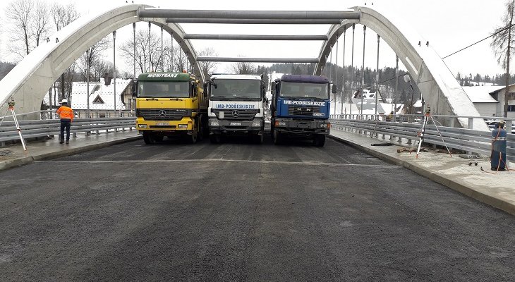 Most w Białym Dunajcu jest już przejezdny. Fot. GDDKiA