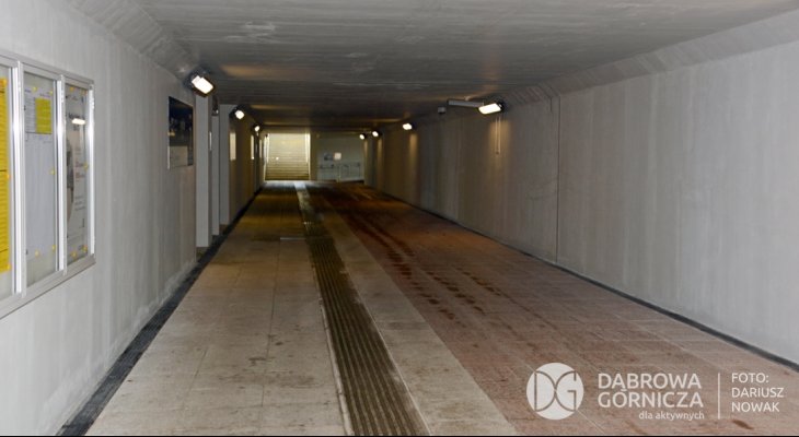 Tunel dla pieszych i rowerzystów w Dąbrowie Górniczej. Fot. Dariusz Nowak