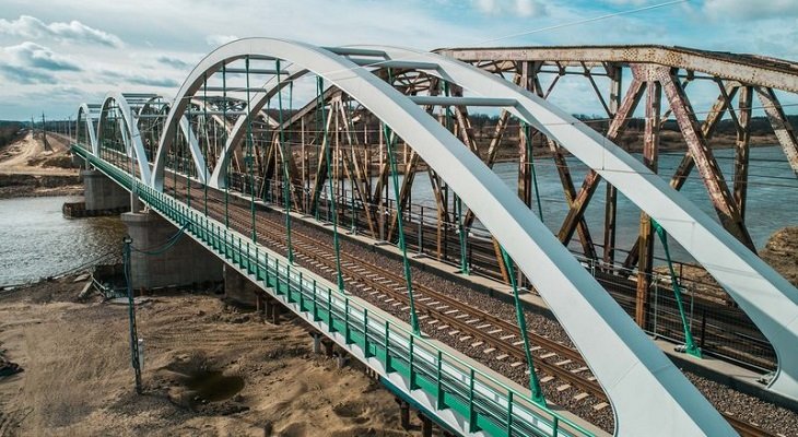 Nowy most przez Bug. Fot. PKP PLK