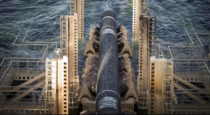Instalacja gazociągu Nord Stream 2 w wodach Szwecji. Fot. Axel Schmidt/Nord Stream 2