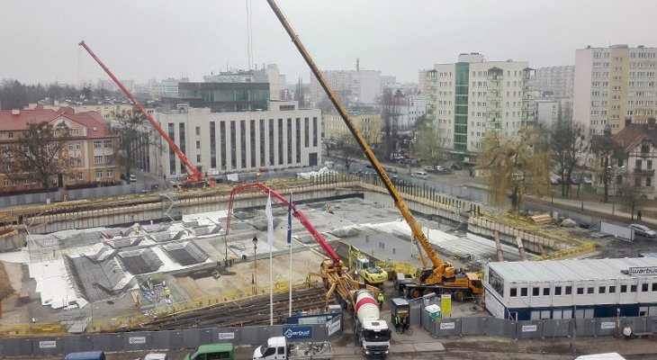 Toruń: budowa siedziby sądu. Fot. Tomasz Kulik/UM Toruń