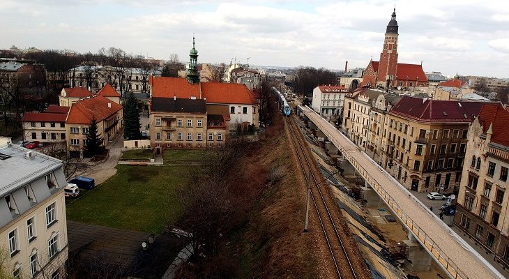Modernizacja linii kolejowej w Krakowie. Fot. PKP PLK