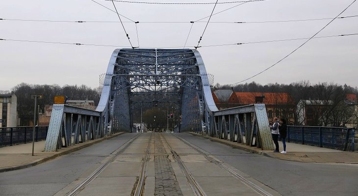 Most Piłsudskiego w Krakowie. Fot. inzynieria.com