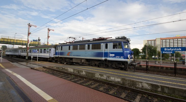 Prace modernizacyjne na trasie Rail Baltica mają zakończyć się za około sześć lat. Fot. PKP PLK