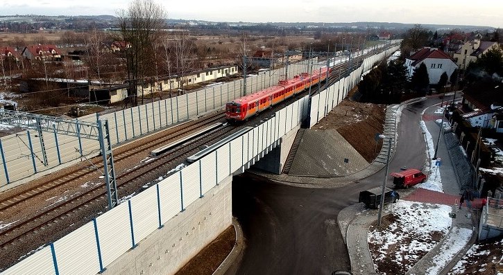 Linia kolejowa Kraków–Krzeszowice. Fot. PKP PLK