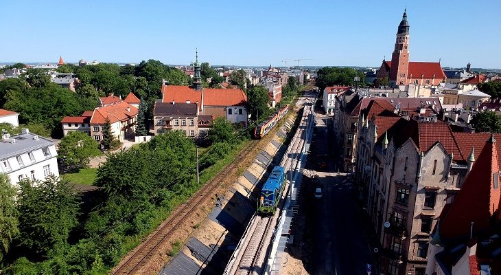 Linia kolejowa E30 w Krakowie. Fot. PKP PLK