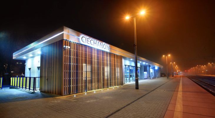 Innowacyjny dworzec w Ciechanowie. Fot. PKP