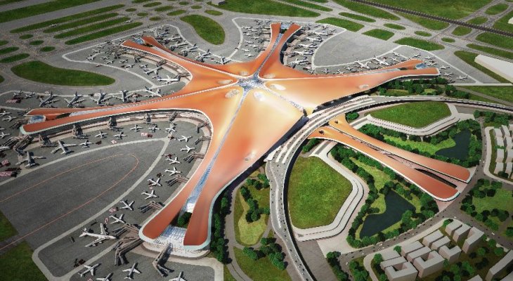 Pekin-Daxing: drugie największe lotnisko na świecie otwarte. Źródło: Zaha Hadid Architects