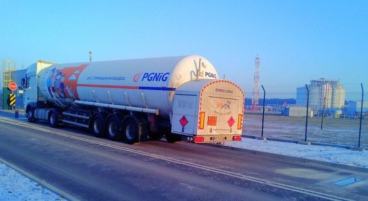 Cysterna do przewozu LNG. Fot. Polskie LNG
