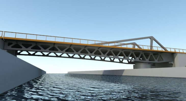 Planowany most w Nowakowie. Źródło: Urząd Morski w Gdyni