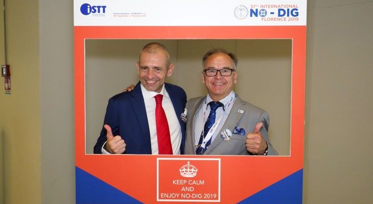 Paolo Trombetti (prezes IATT) i Jari Kaukonen (prezes ISTT). Fot. IATT