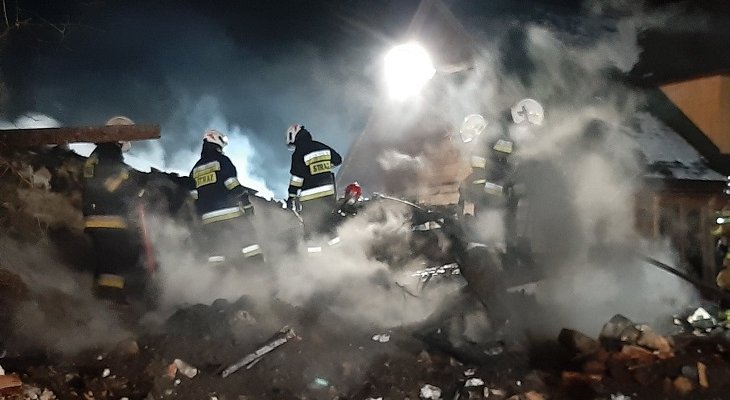 Wybuch gazu w Szczyrku. Źródło: twitter.com/SlaskiUW