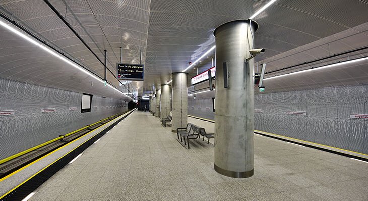 FOT. 1. | Trocka – nowa stacja metra. Fot. ZTM Warszawa