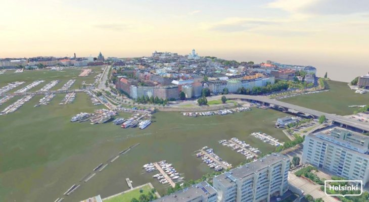 Miasto Helsinki wykorzystało oprogramowanie Bentley do modelowania rzeczywistości, aby wygenerować trójwymiarowy obraz Helsinek w ramach inicjatywy miasta inteligentnego, w celu poprawy wewnętrznych usług i procesów. Źródło: Helsinki