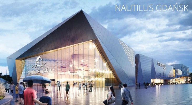 Planowany kompleks Nautilus Gdańsk. Fot. mat. prasowe/UM Gdańsk