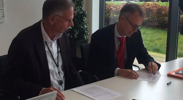 Baltic Pipe - podpisanie umowy pomiędzy Energinet i A.Hak. Fot. A.Hak