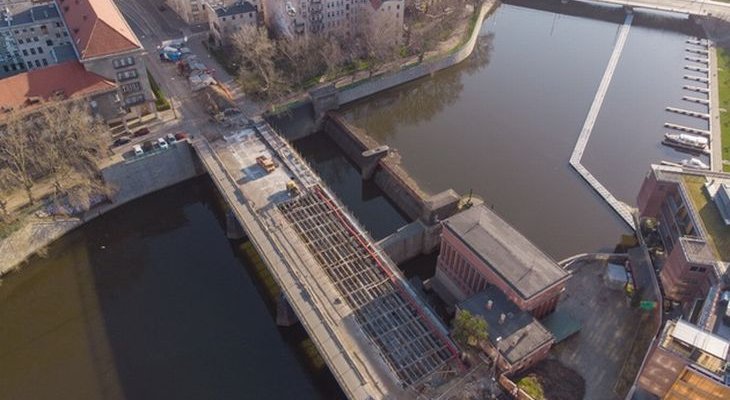 Most Pomorski Północny w remoncie. Fot. JK/UM Wrocław