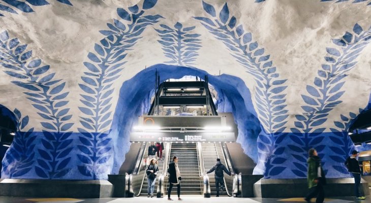 Sztokholmskie metro. Fot. Visit Stockholm