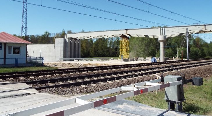 Budowa wiaduktu w Motycznie. Fot. D. Grzegorski/PKP PLK