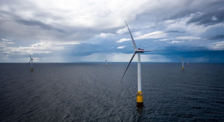 Hywind Scotland: pływające turbiny na Morzu Północnym. Fot. Øyvind Gravås/Woldcam – Equinor