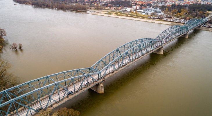 Most Piłsudskiego w Toruniu. Fot. Sławomir Kowalski/UM Toruń