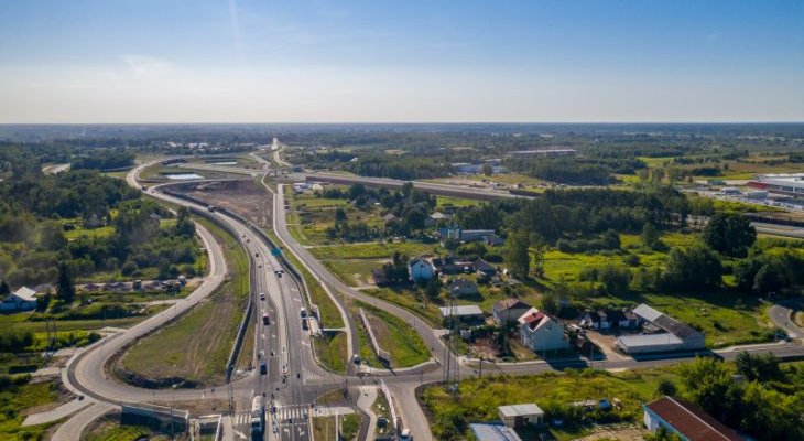 Już wybudowany odcinek autostrady A2. Fot. Krzysztof Nalewajko/GDDKiA