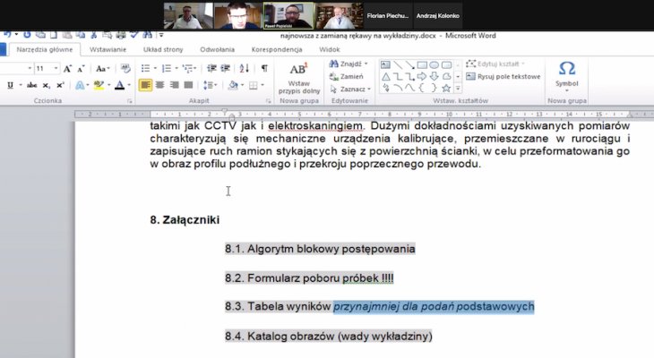 Spotkanie online Polskiego Stowarzyszenia Technologii Bezwykopowych (PSTB)