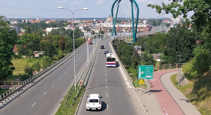 Most Uniwersytecki. Fot. ZDMiTP w Bydgoszczy