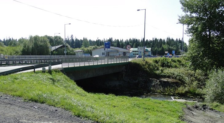 Most graniczny w miejscowości Chyżne. Fot. GDDKiA