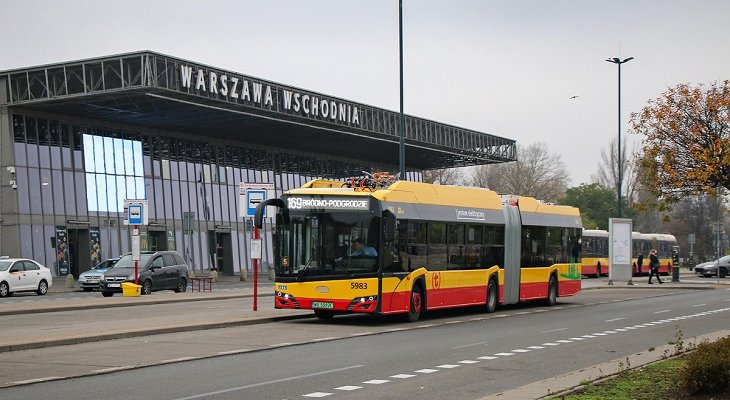 Dworzec Warszawa Wschodnia. Fot. ZTM Warszawa