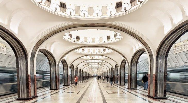 Stacja metra Mayakovskaya. Fot. arthit k. / Adobe Stock