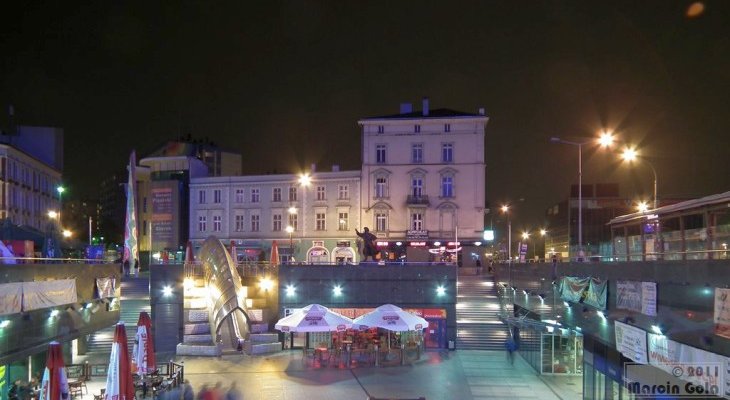 Plac Stulecia w Sosnowcu. Fot. Marcin Gola/wikimedia