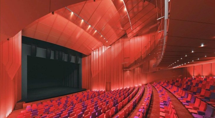 Wizualizacja dużej sceny Teatru Muzycznego. Źródło: Teatr Muzyczny w Poznaniu