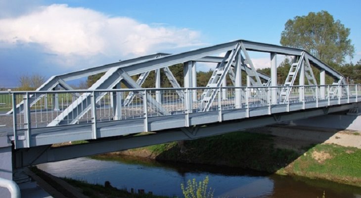 Most w Maurzycach – pierwszy na świecie drogowy most spawany. Fot. GDDKiA
