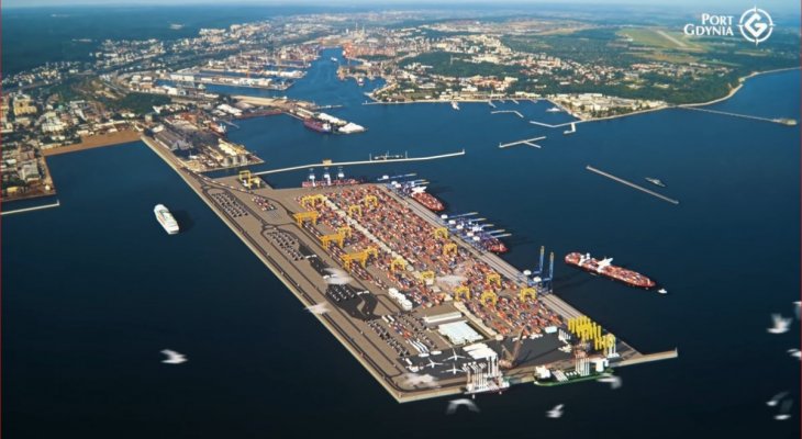 Tak będzie wyglądać Port Zewnętrzny w Porcie Gdynia. Źródło: UM Gdynia/ZMPG
