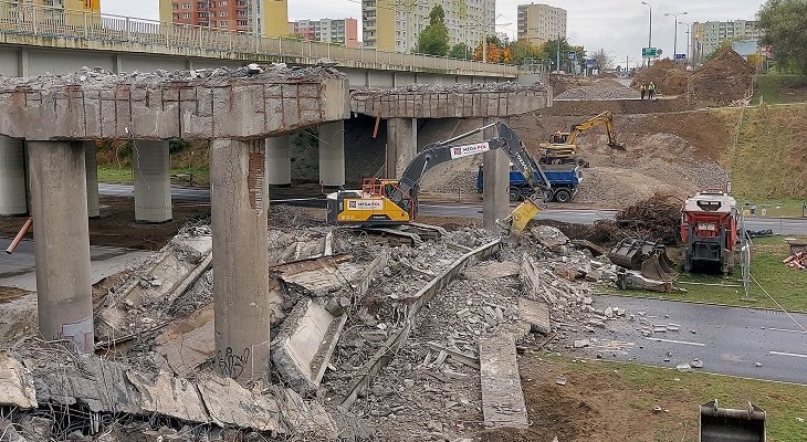 Budowa wiaduktu w Bydgoszczy. Fot. ZDMiKP w Bydgoszczy