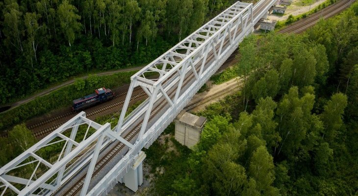 Most kolejowy w Jaworznie nad Przemszą. Fot. Przemysław Kubiak/PKP PLK