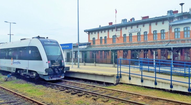 Dworzec na stacji Kościerzyna. Fot. Przemysław Zieliński/PKP PLK