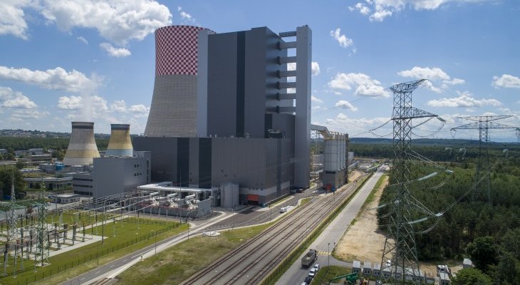 Blok 910 MW w Jaworznie. Fot. Tauron