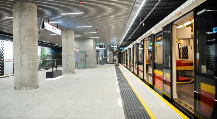 Zakończyła się budowa odcinka II linii metra w Warszawie. Fot. ZTM Warszawa