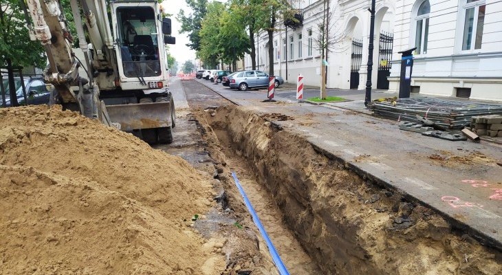 Przebudowa kanalizacji w Płocku. Fot. Wodociągi Płockie