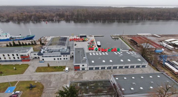 Szczecin: zmodernizowano bazę ważną dla bezpieczeństwa żeglugi. Fot. Urząd Morski w Szczecinie